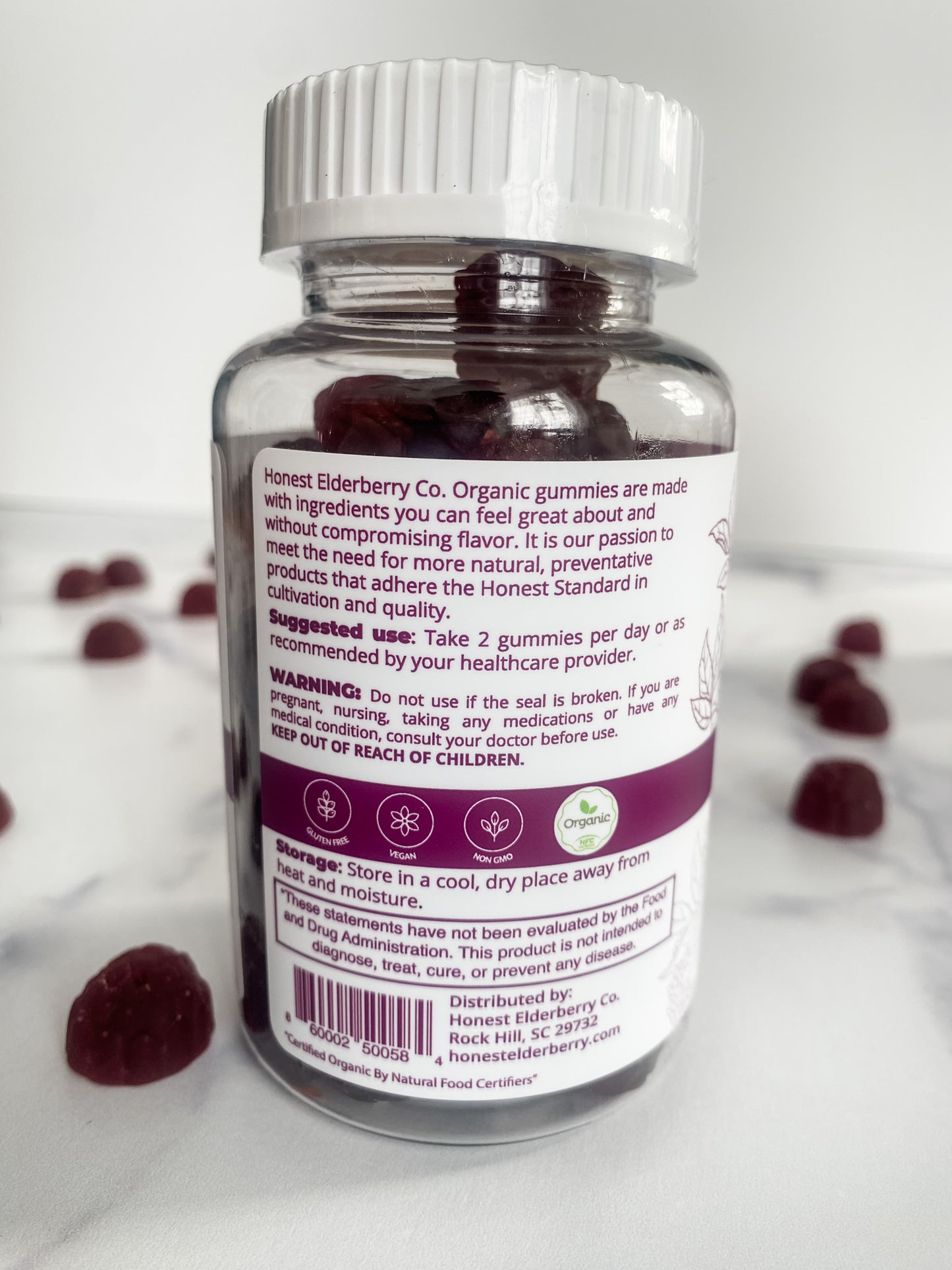 Organic Elderberry Gummies - WHOLESALE