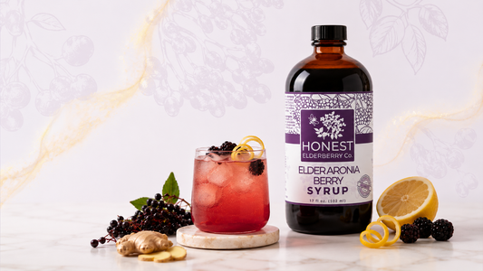 Sparkling Elderberry Apple Fizz