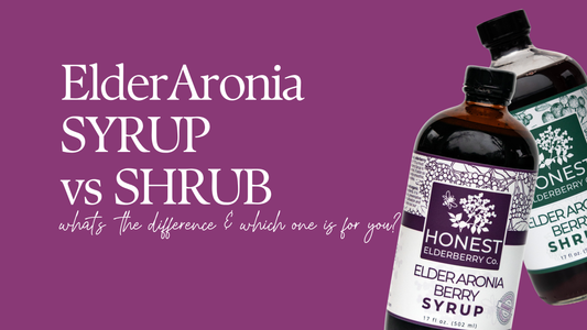 ElderAronia Syrup vs. ElderAronia Berry Shrub: What's the Difference?