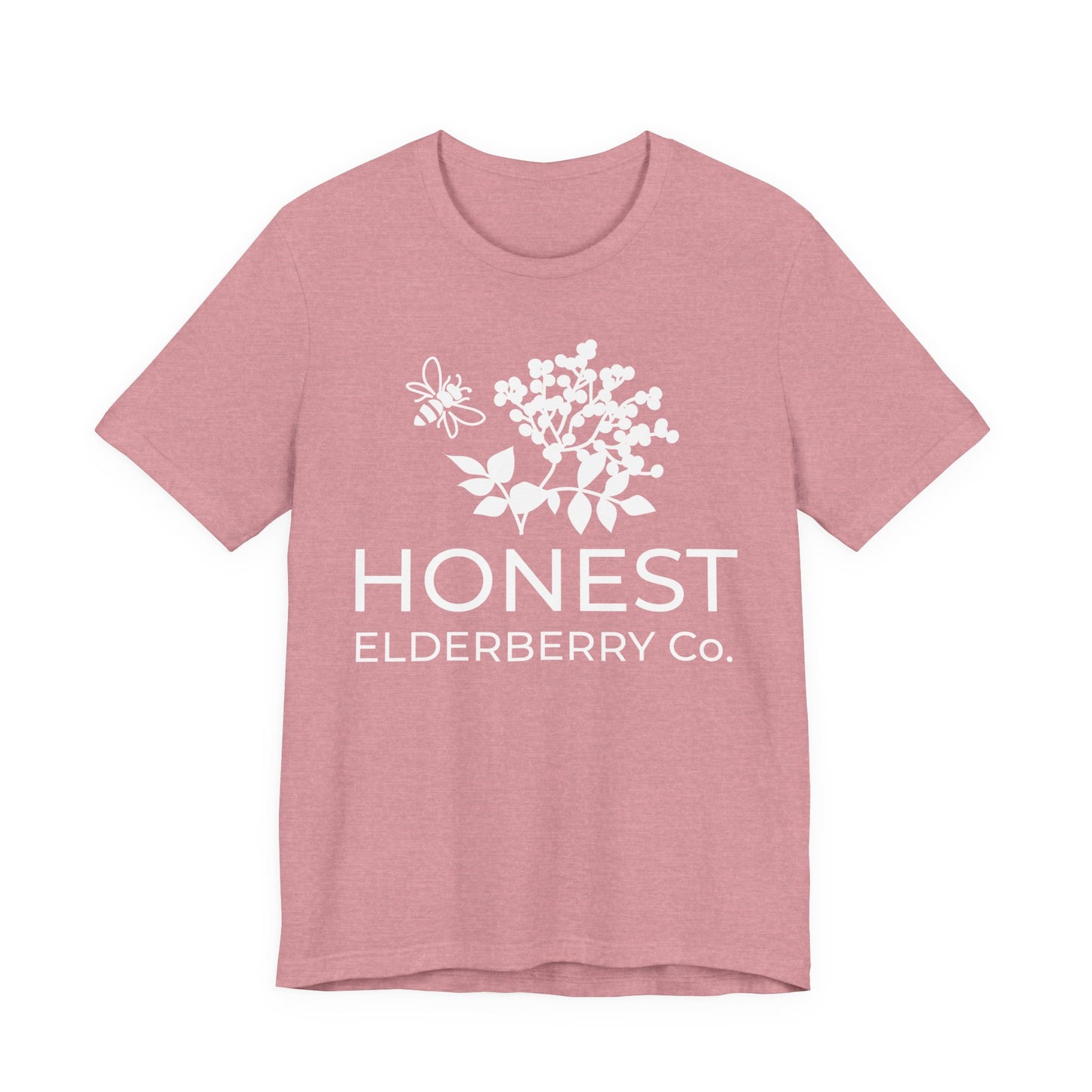 White Logo Tee - Honest Elderberry Co. Tee