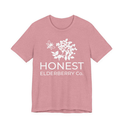 White Logo Tee - Honest Elderberry Co. Tee