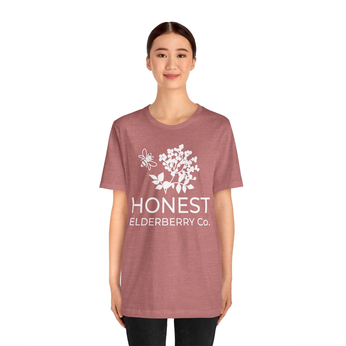 White Logo Tee - Honest Elderberry Co. Tee