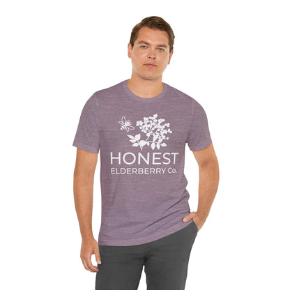 White Logo Tee - Honest Elderberry Co. Tee