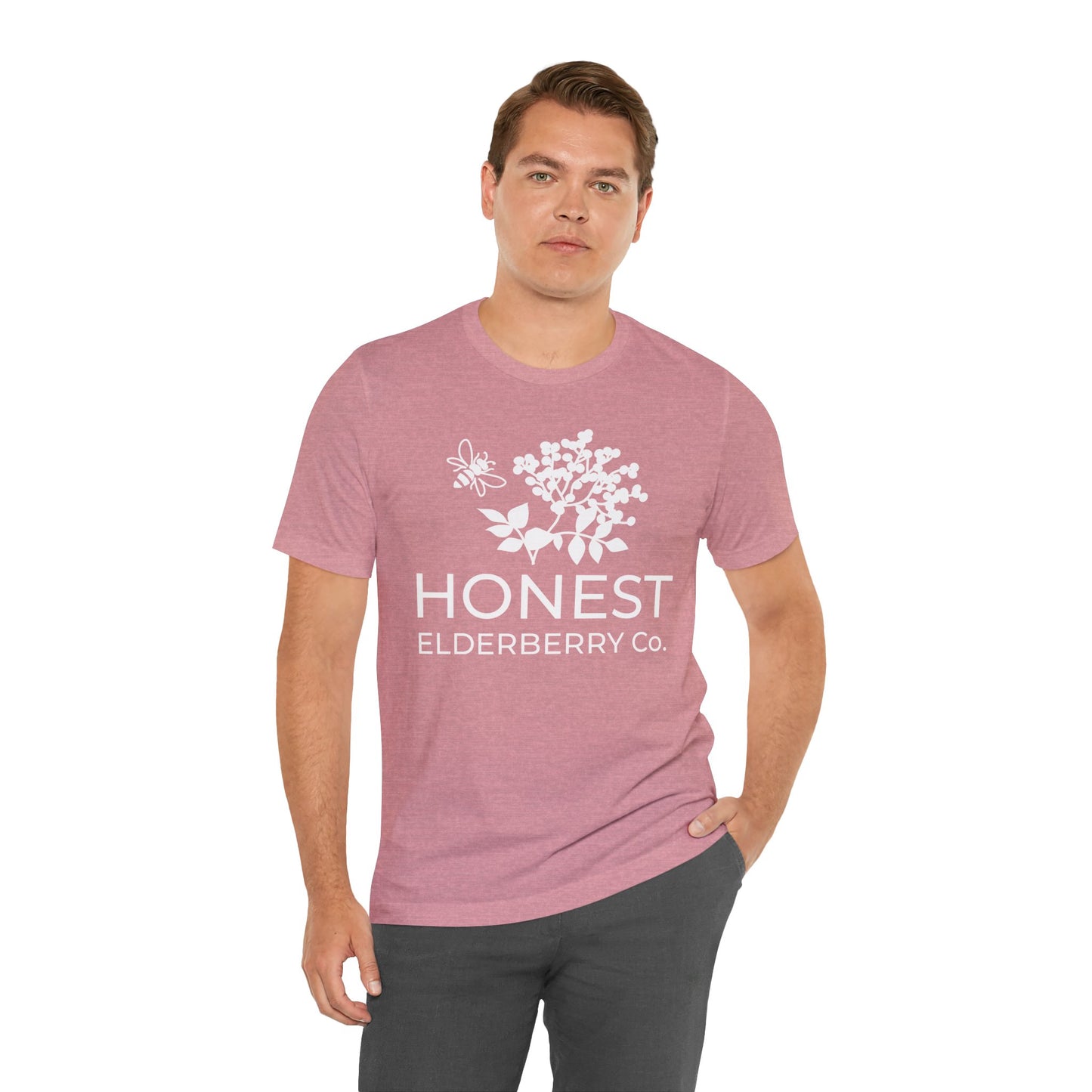 White Logo Tee - Honest Elderberry Co. Tee