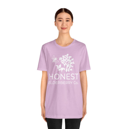 White Logo Tee - Honest Elderberry Co. Tee