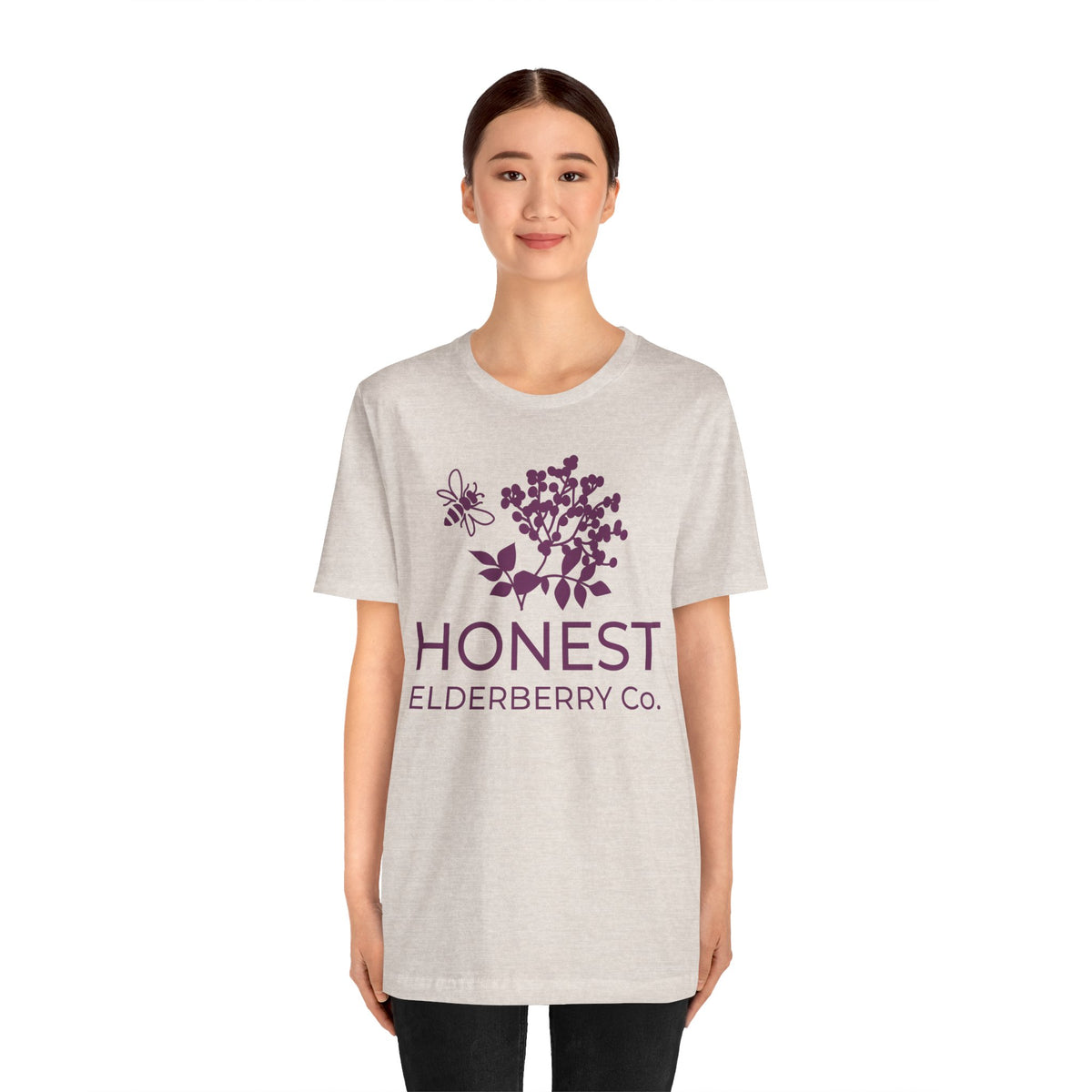 Purple Logo Tee - Honest Elderberry Co.