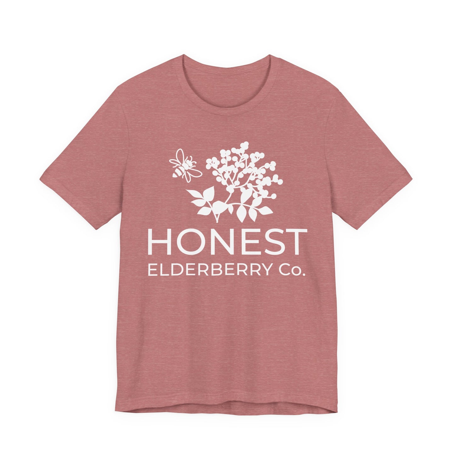 White Logo Tee - Honest Elderberry Co. Tee