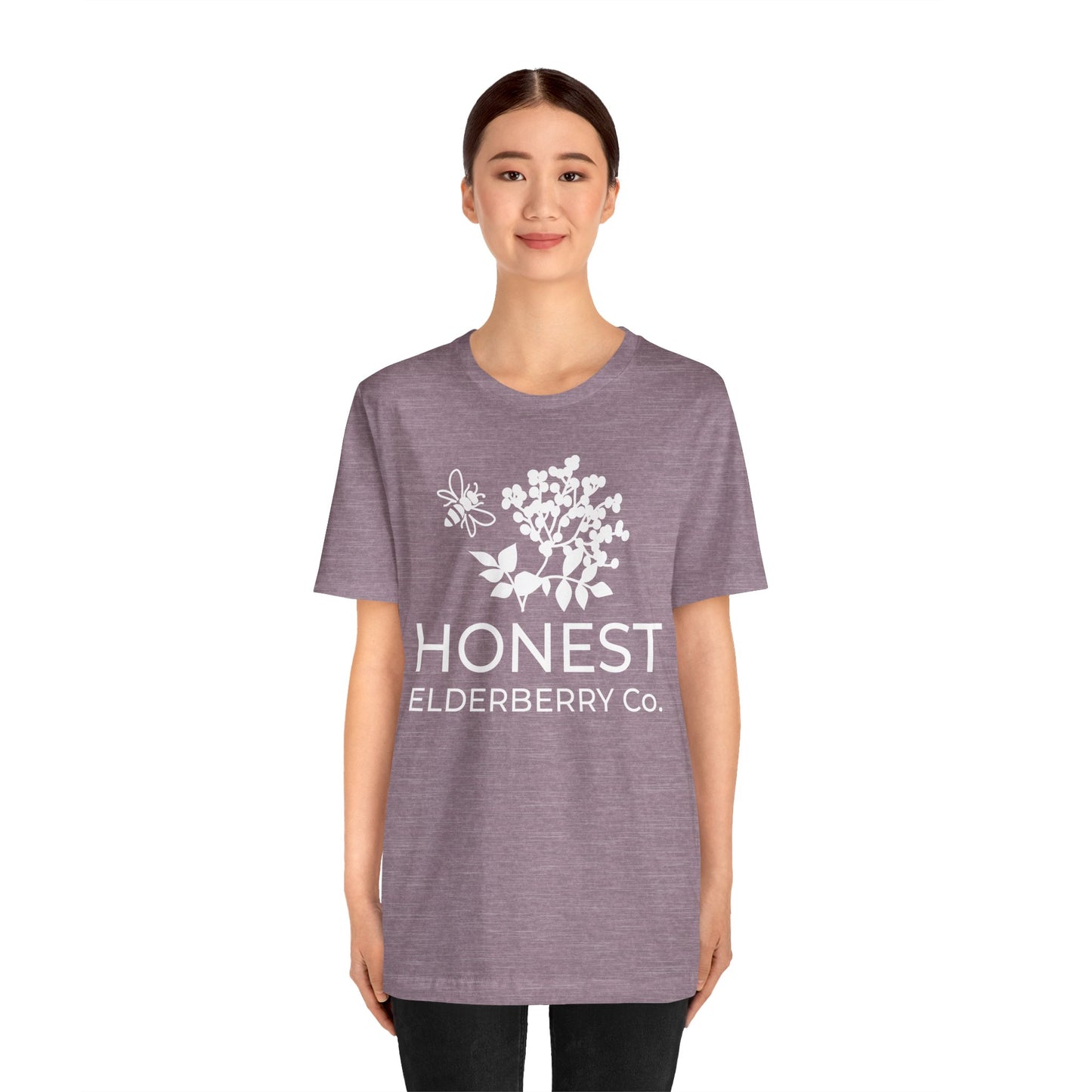 White Logo Tee - Honest Elderberry Co. Tee