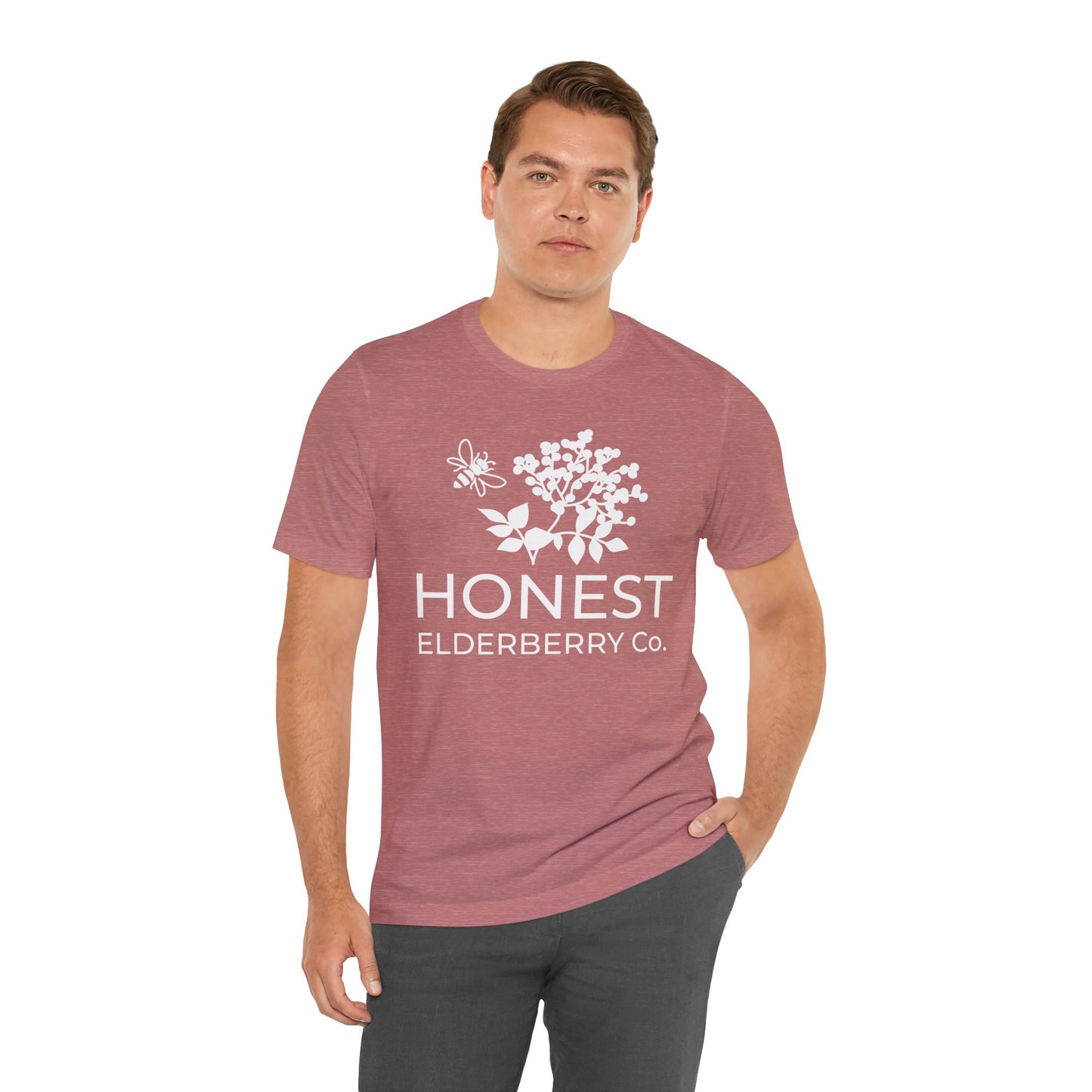 White Logo Tee - Honest Elderberry Co. Tee
