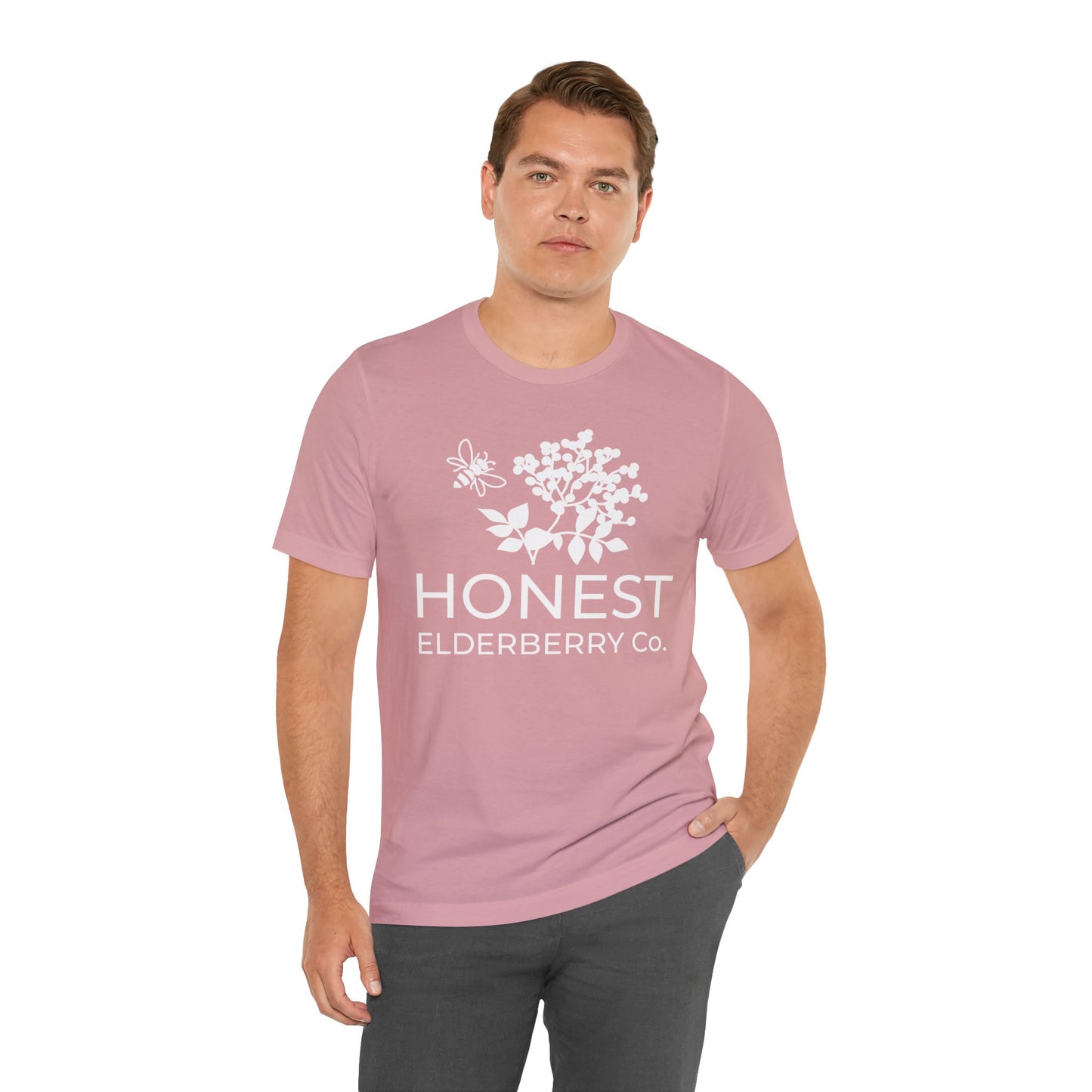 White Logo Tee - Honest Elderberry Co. Tee