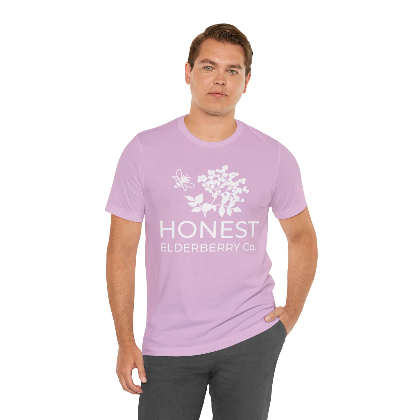 White Logo Tee - Honest Elderberry Co. Tee