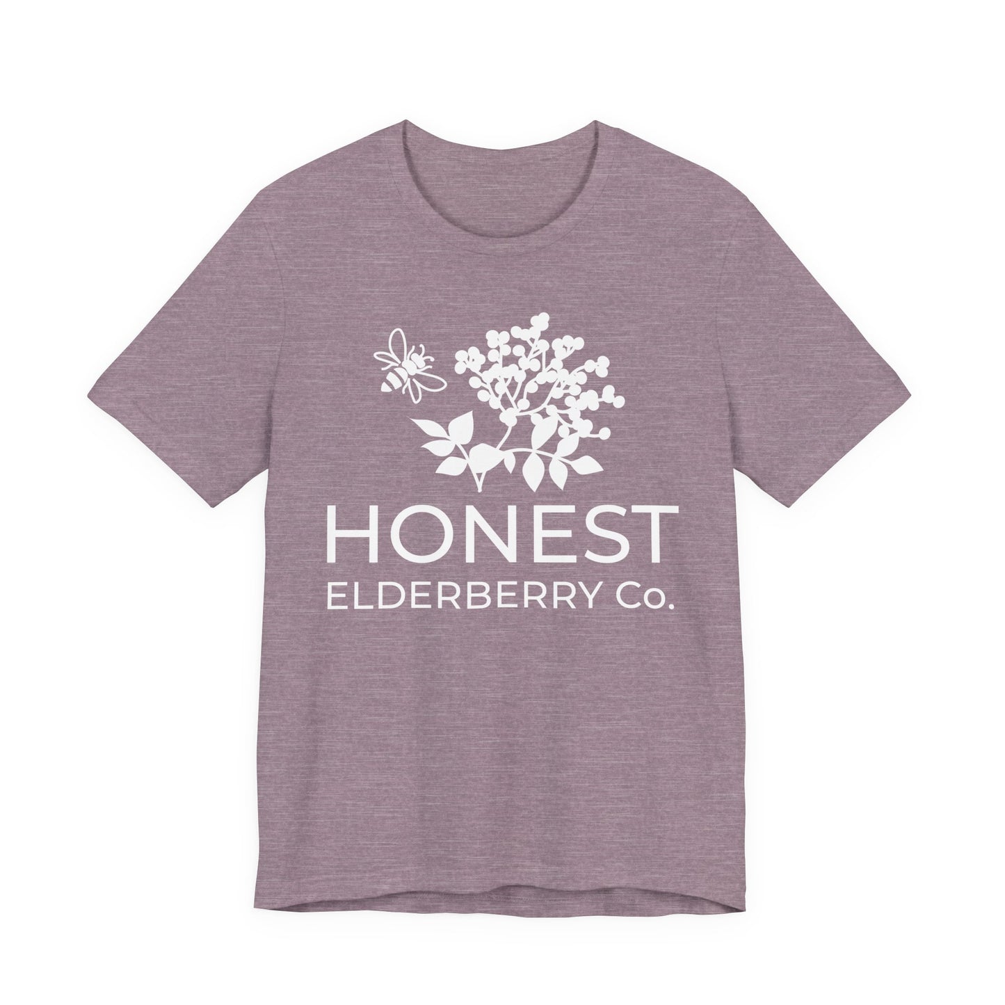 White Logo Tee - Honest Elderberry Co. Tee